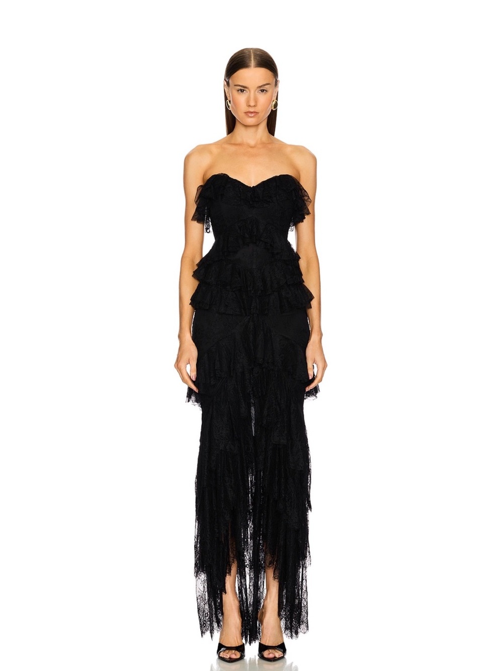 Michael Costello x REVOLVE Oleksandra Gown in Black - size M